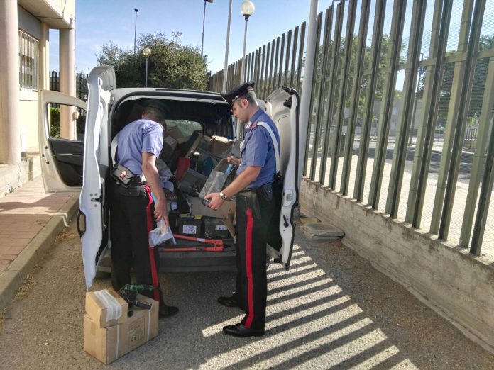 arresto furto rom furto 554 monserrato carabinieri